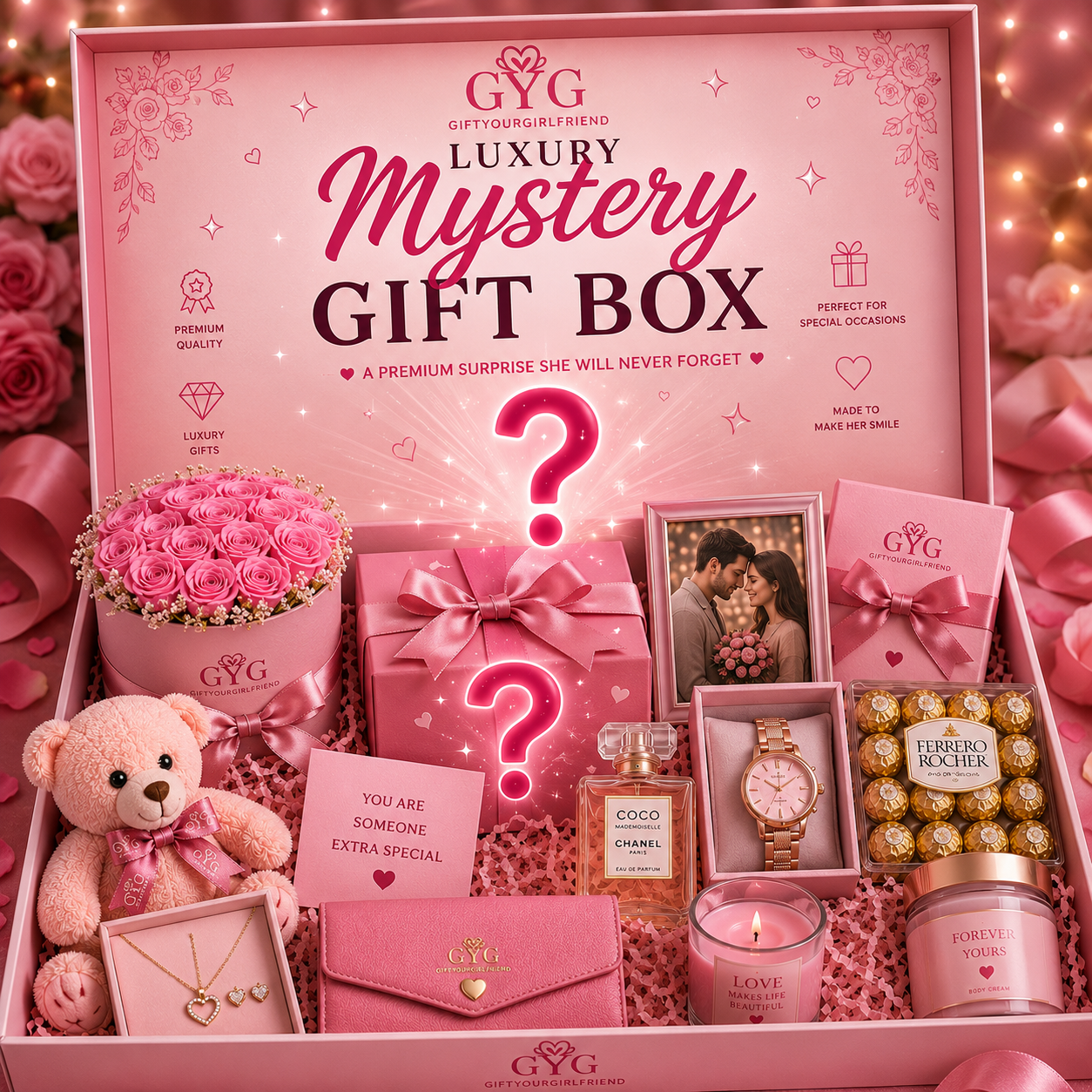 Premium Mystery Gift Box – ₹2999 | Surprise Her with Love 💝