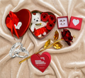 Luxury Valentine’s Day Rose & Ring Gift Suite – Complete Heart Hamper with Plush Mascot