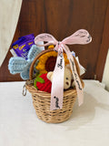 Handmade Crochet Basket of Love Gift Hamper | The Ultimate Gift for GF