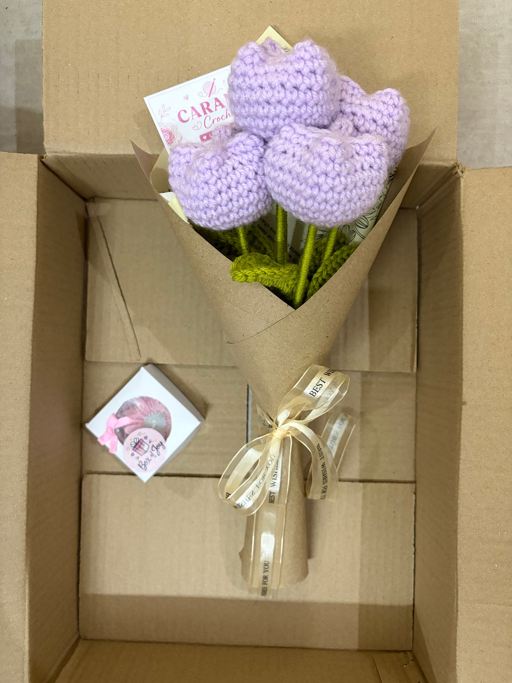 Handmade Crochet Lavender Bouquet | The Ultimate Everlasting Gift for GF