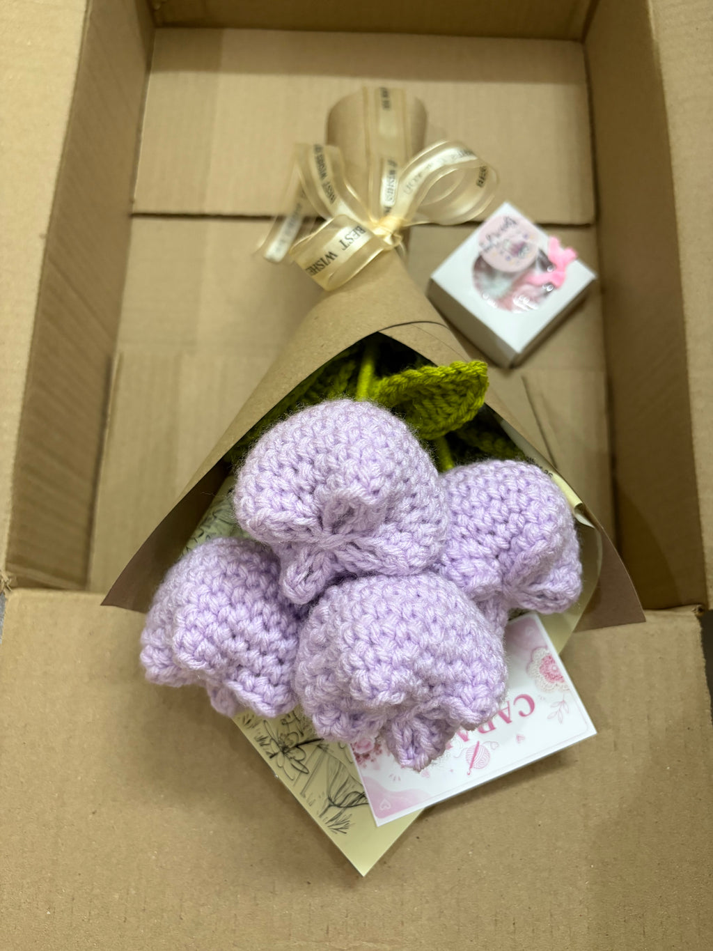 Handmade Crochet Lavender Bouquet | The Ultimate Everlasting Gift for GF