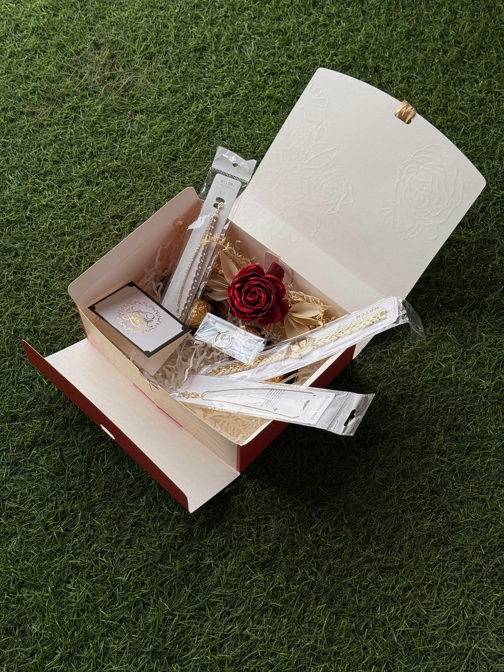 Luxury Golden Gift Box Combo | The Ultimate Gift for GF