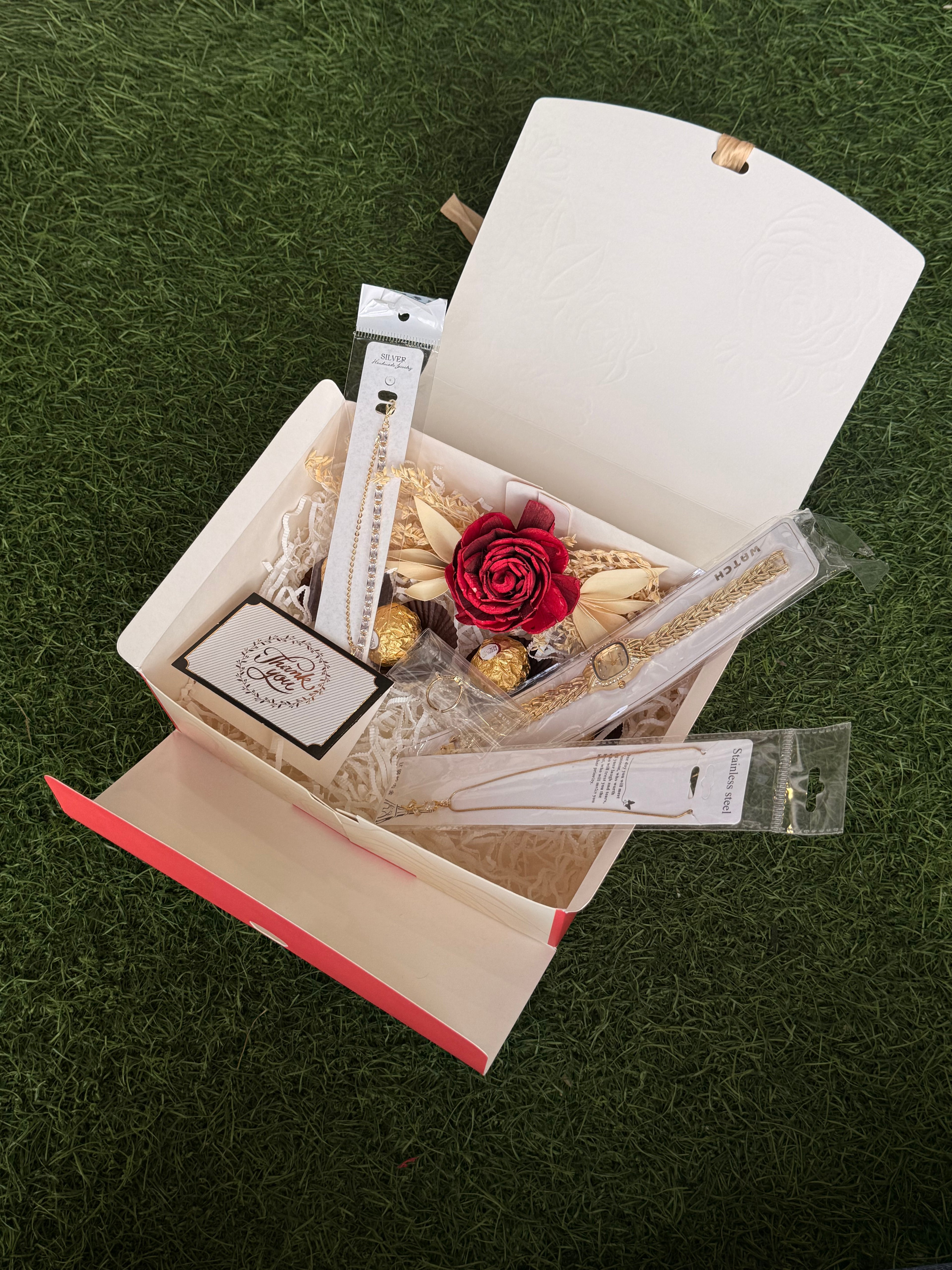 Luxury Golden Gift Box Combo | The Ultimate Gift for GF